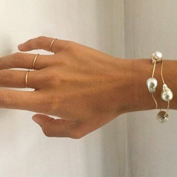 Real Gold Filled Minimalist Stacking Ring 1mm Band NO TARNISH Stamped 1/20 14K - Picture 2 of 2